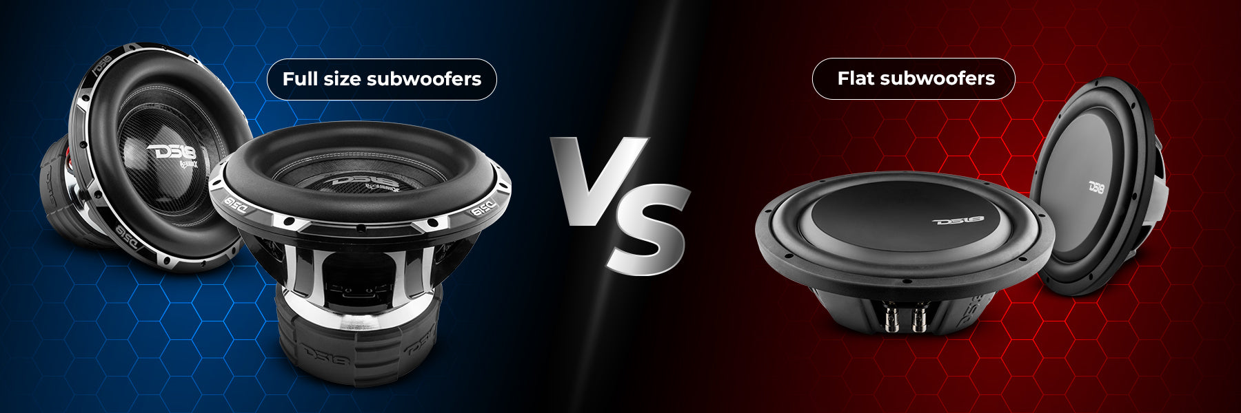 Comparing the Bass: Flat Subwoofers vs Full Size Subwoofers
