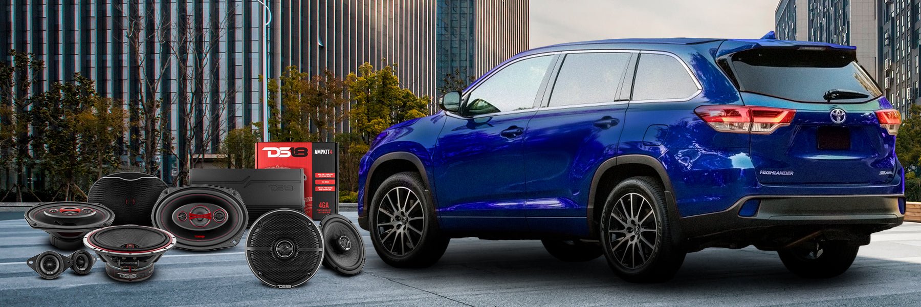 DS18 Toyota Highlander Audio Update or Audio Replacement