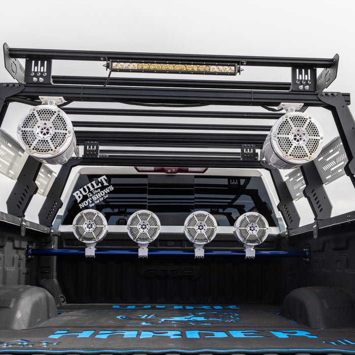 NXL 10" Neodymium Marine and Powersports Towers with Built-in Passive Radiator, 1" Driver and LED RGB Lights 300 Watts Rms