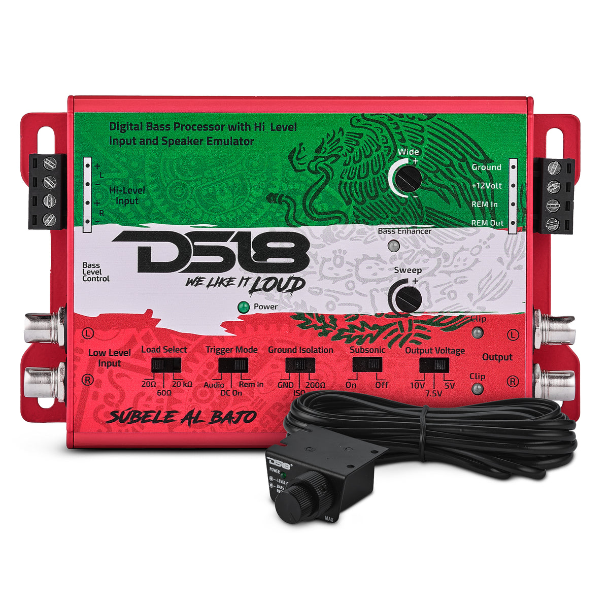 Digital Bass Processor With Hi to Low Signal Converter & Speaker Emulator – Mexico Design