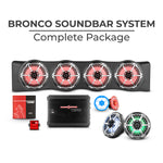 Ford Bronco 6th Gen 4 Door BRO-SBARPKG Rear Mount Sound Bar System Complete Package.