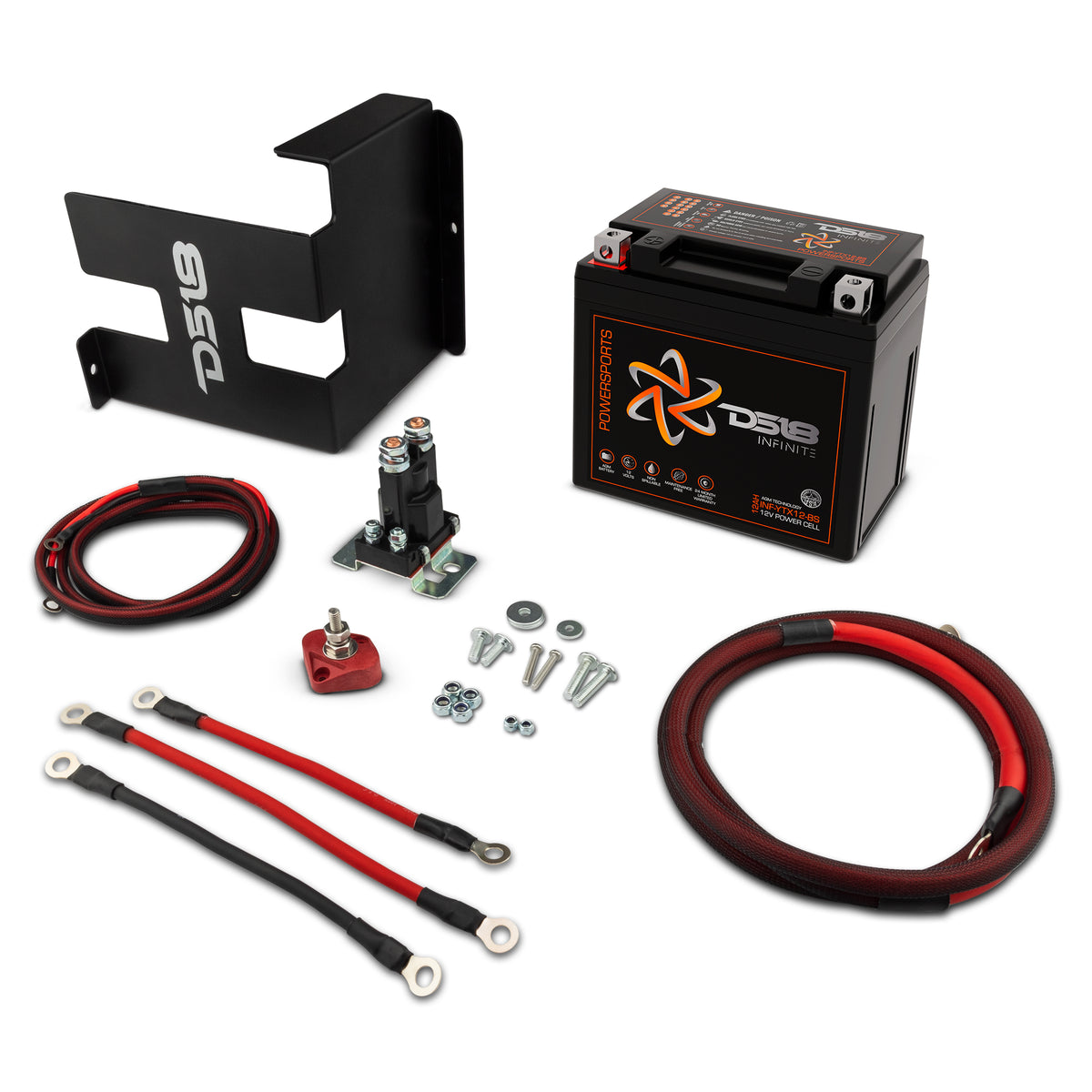 Can-Am Maverick X3 Second Battery Upgrade Kit with Battery - More Battery Reserve Power For Longer Lasting Audio