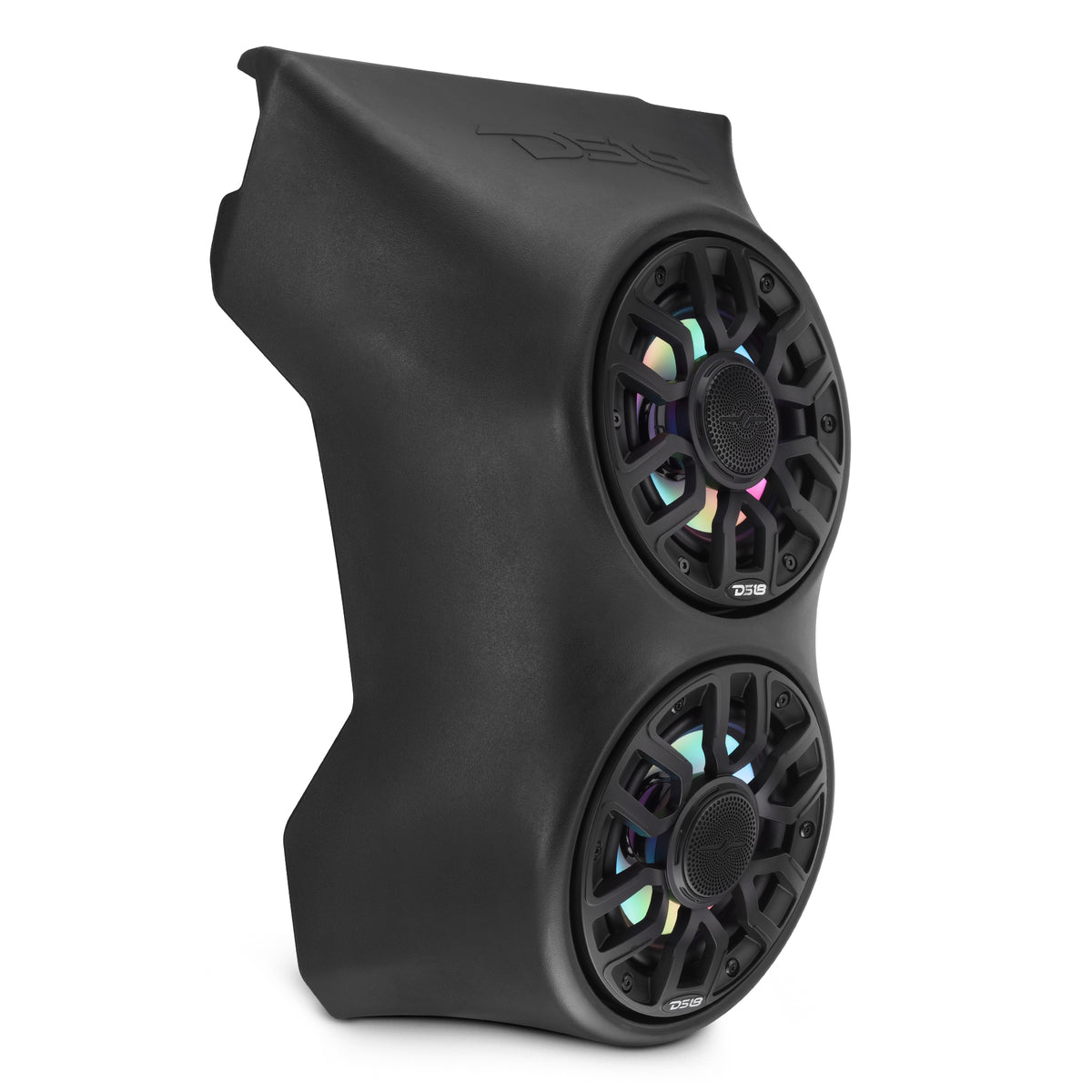 Can-Am Maverick X3 (2017+) Waterfall Center Console Speaker Pod – Loaded with (2) NXL-IQ6/BK Speakers with LED Lighting