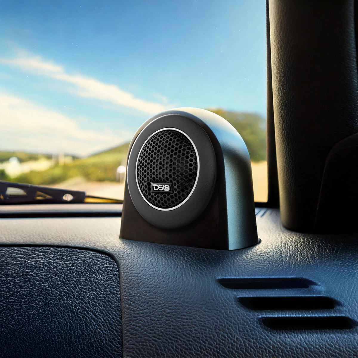 1.92" Dome Neodymium Tweeter with Aluminum Body 60 Watts 1" Silk 4-Ohm Vc