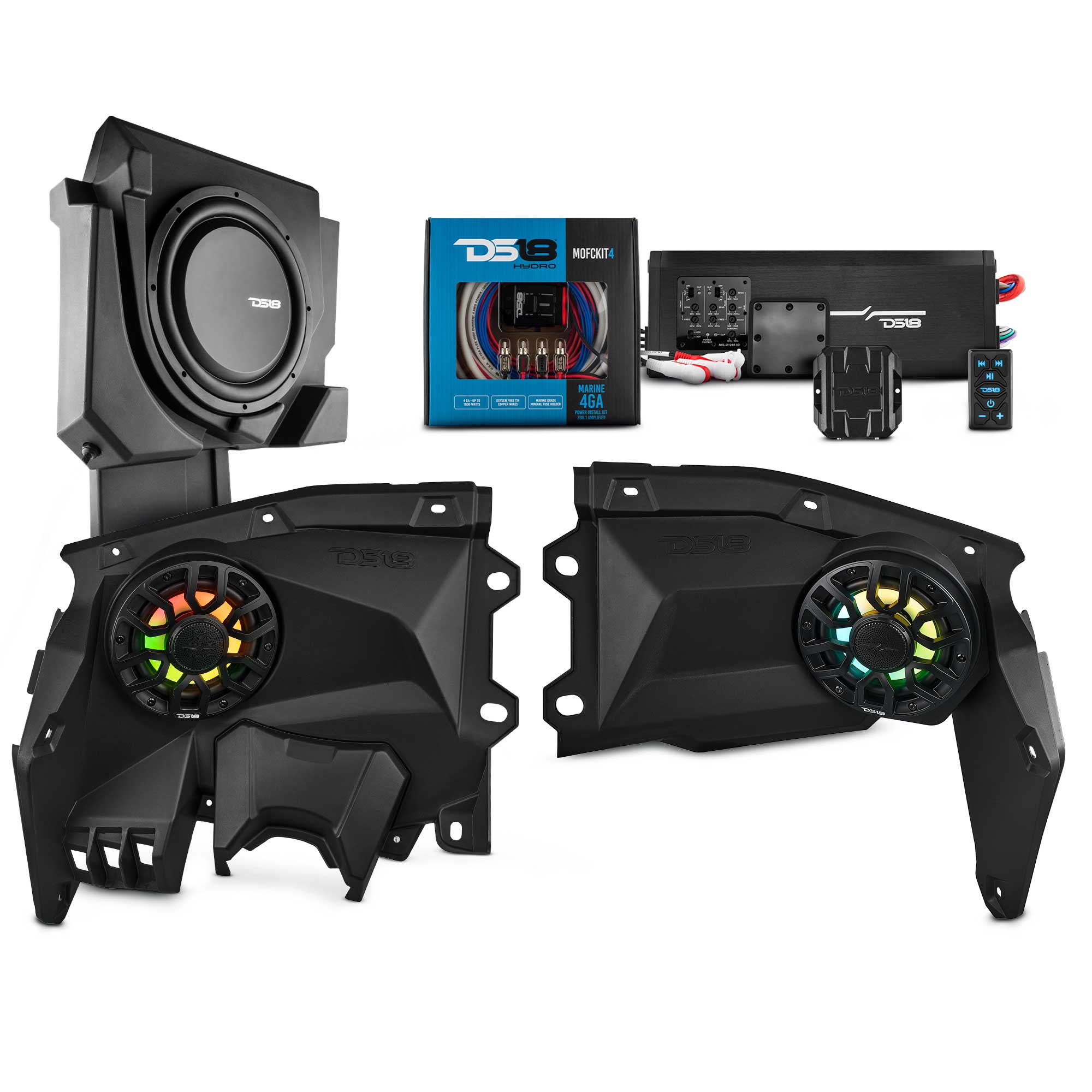 DS18 Can-Am Maverick Audio Upgrade Package
