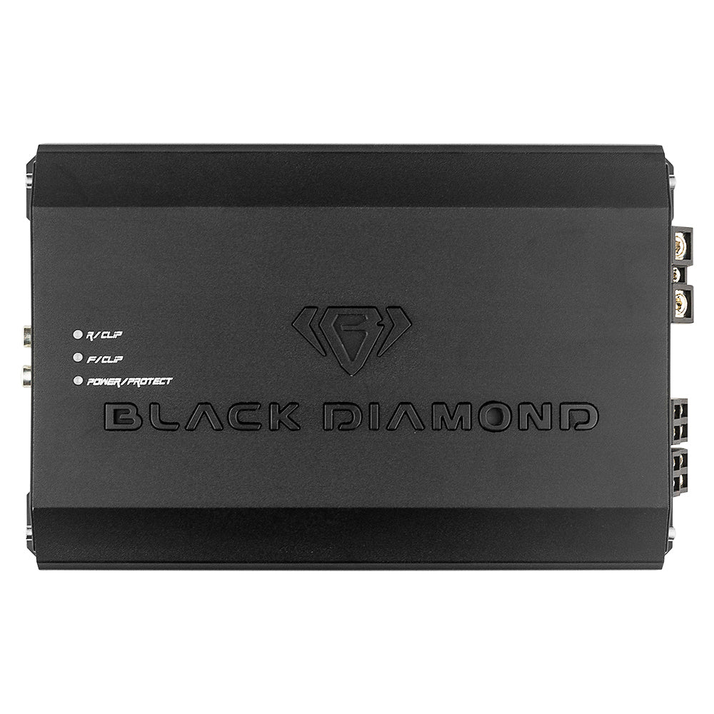 Black Diamond Class D 4-Channel Full Range Amplifier | 200W RMS X 4 at