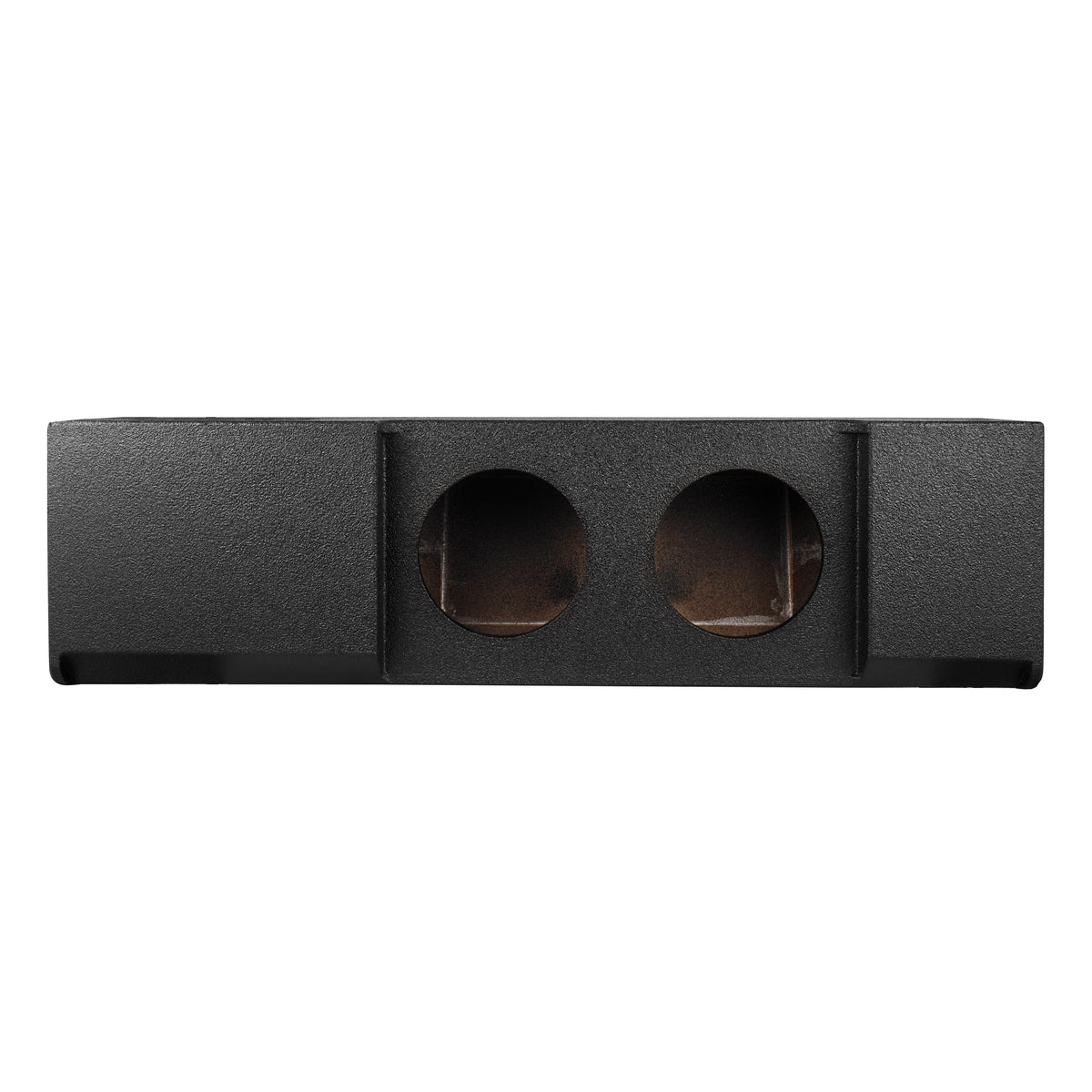 Subwoofer Enclosure for 2009-Up Ford F-150 and 2017-2026 Super Duty F-250/F-350 Crew Cabs, Dual 10" Under Rear Seat Down-Fire Ported Shallow Box