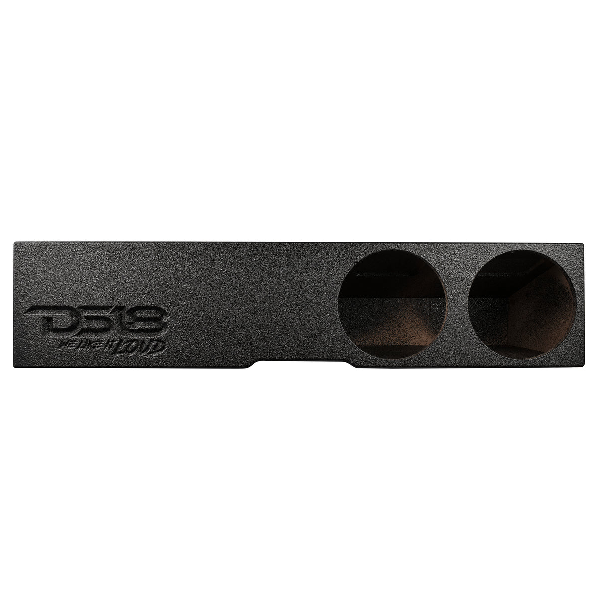 Subwoofer Enclosure for 2019-2024 Chevy Silverado and GMC Sierra 1500/2500/3500, Dual 10" Under Rear Seat Front-Fire Ported Box