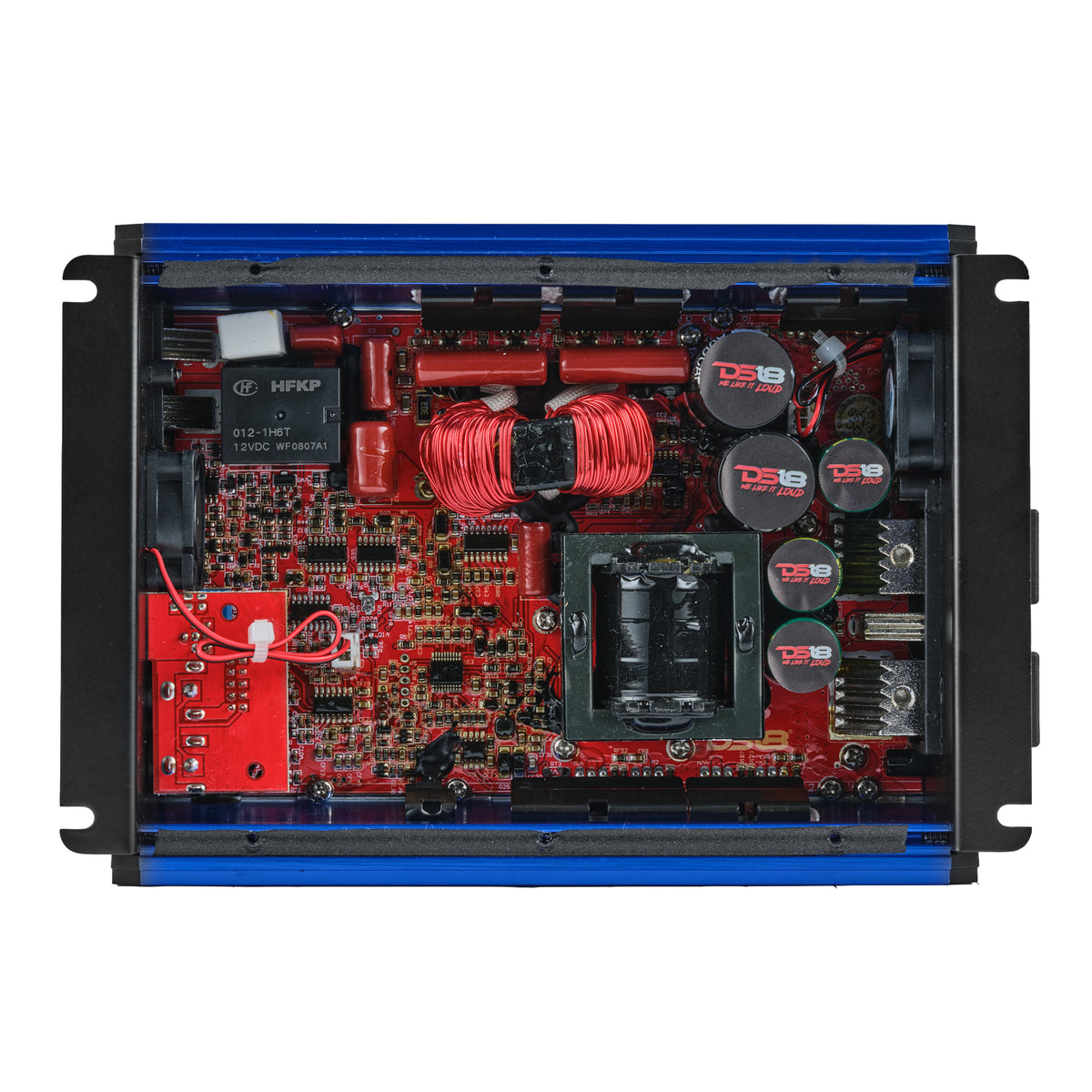FRP Compact Full-Range Class D 1-Channel Amplifier 1,500 Watts Rms @ 1-Ohm
