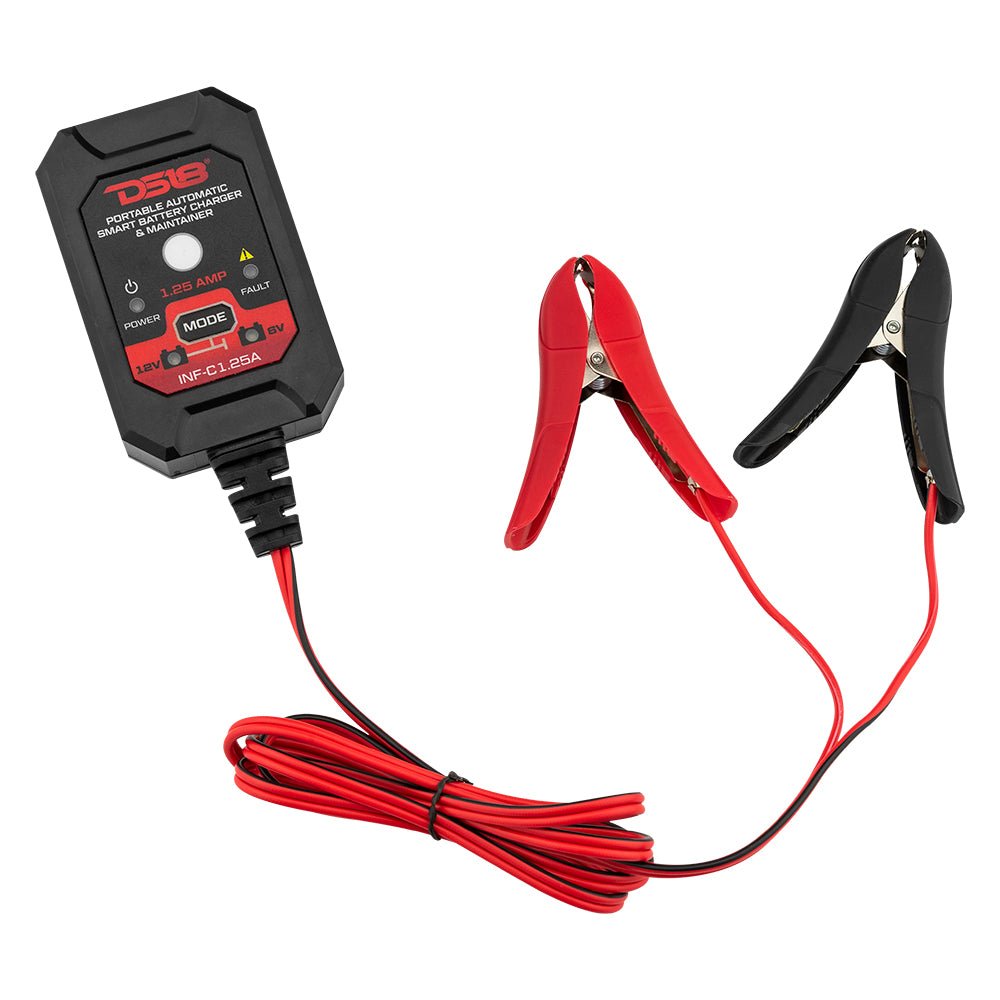 Car Battery Charger & Clamps