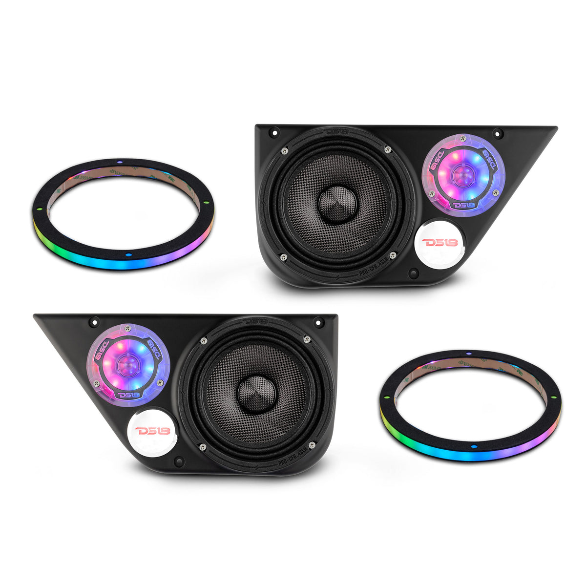 Jeep Wrangler JKU Rear Door Speaker Panel Package
