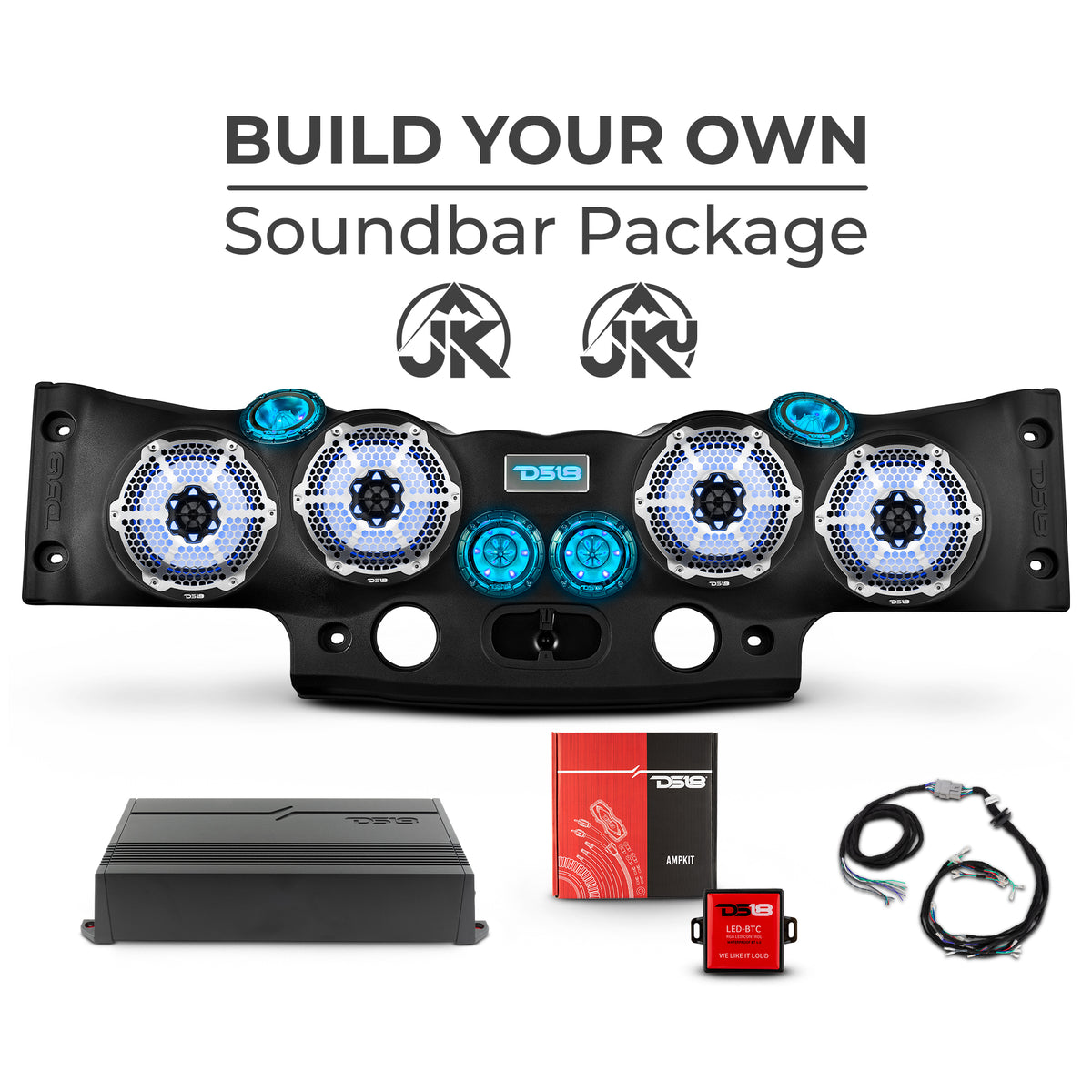 Jeep JK/JKU 2007-2018 Overhead Sound Bar – Build Your Own