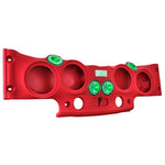 Jeep JK/JKU Overhead Sound Bar System Fits 4 X 8" Speakers (Not included) 4 X Tweeters PRO-TW4L and 2 X Drivers PRO-DRNSC1.5 and Harness Included- Red