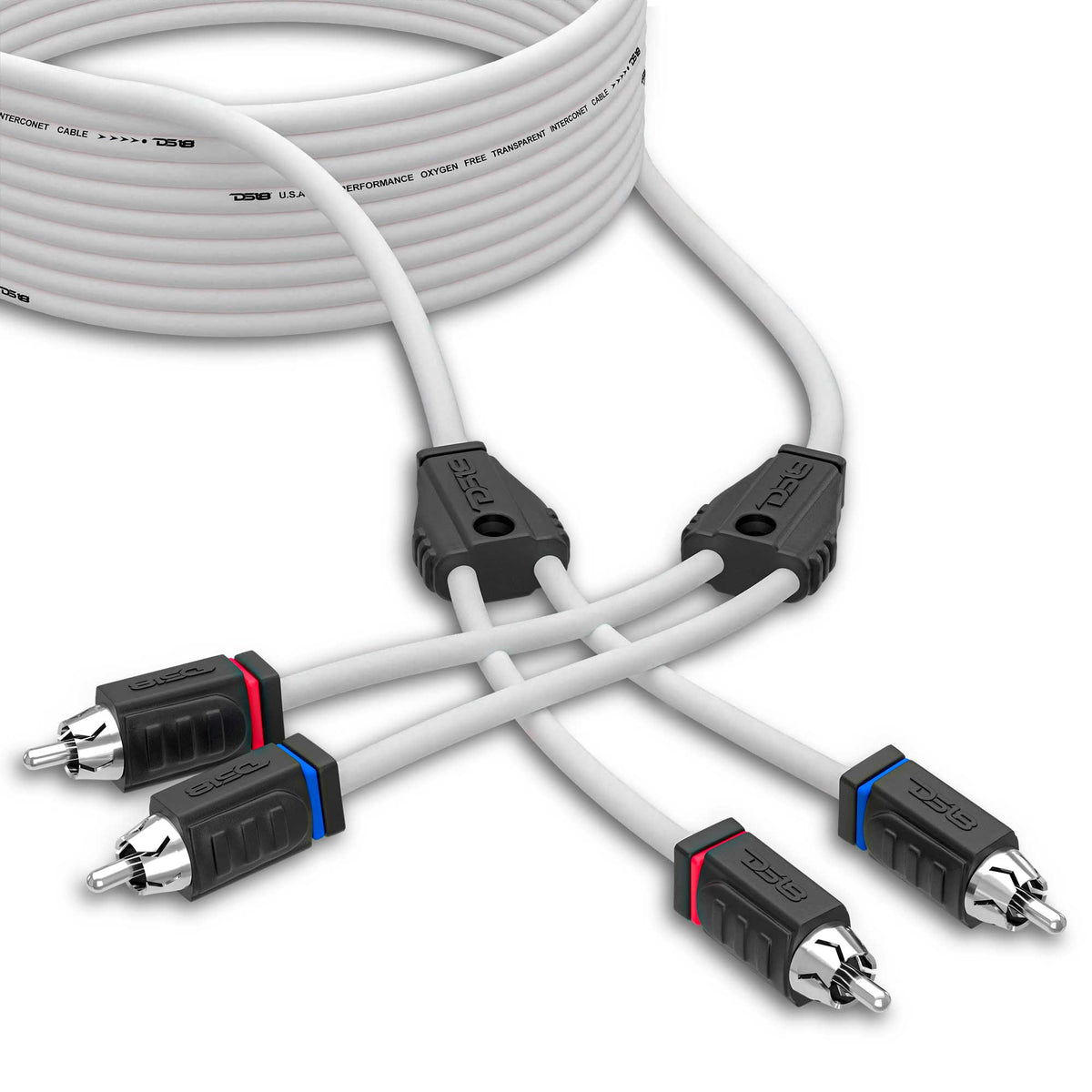 RCA Marine Grade Tinned 100% Copper OFC 25 Feet - WHITE