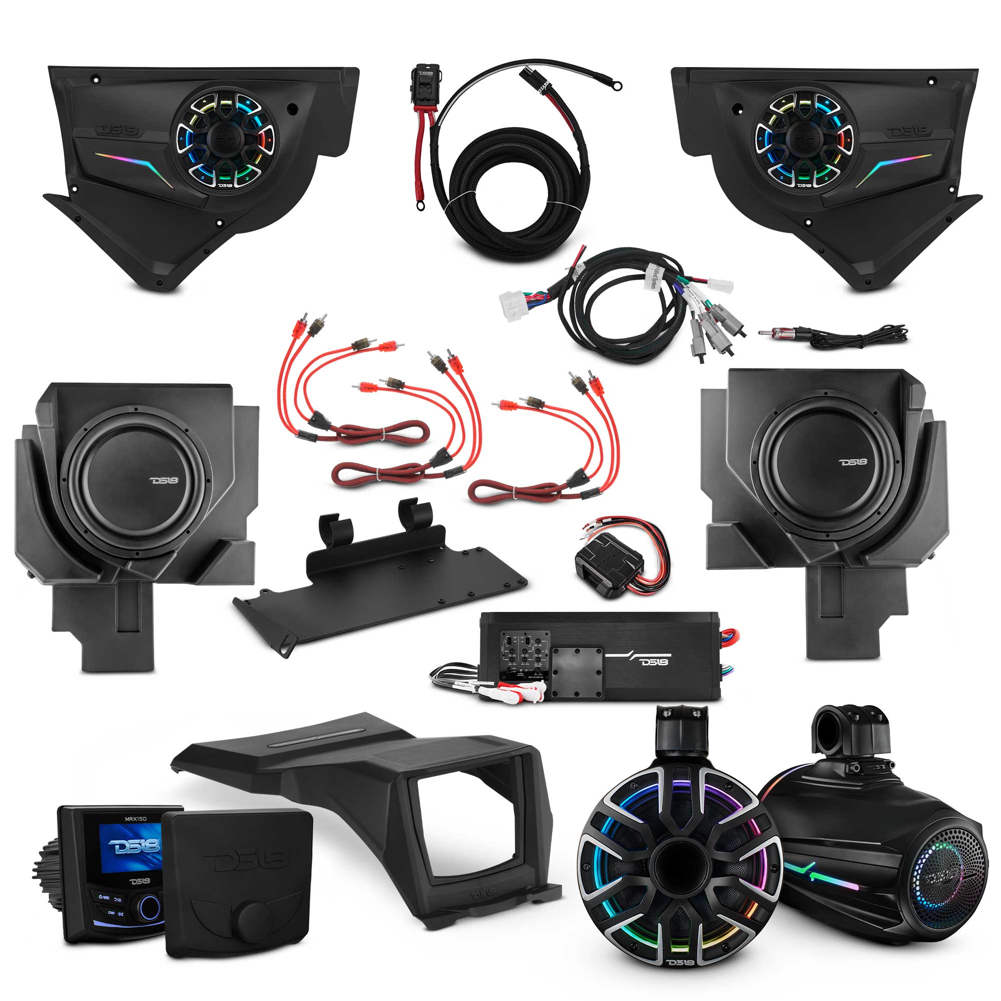 DS18 Can-Am Maverick Audio Upgrade Package