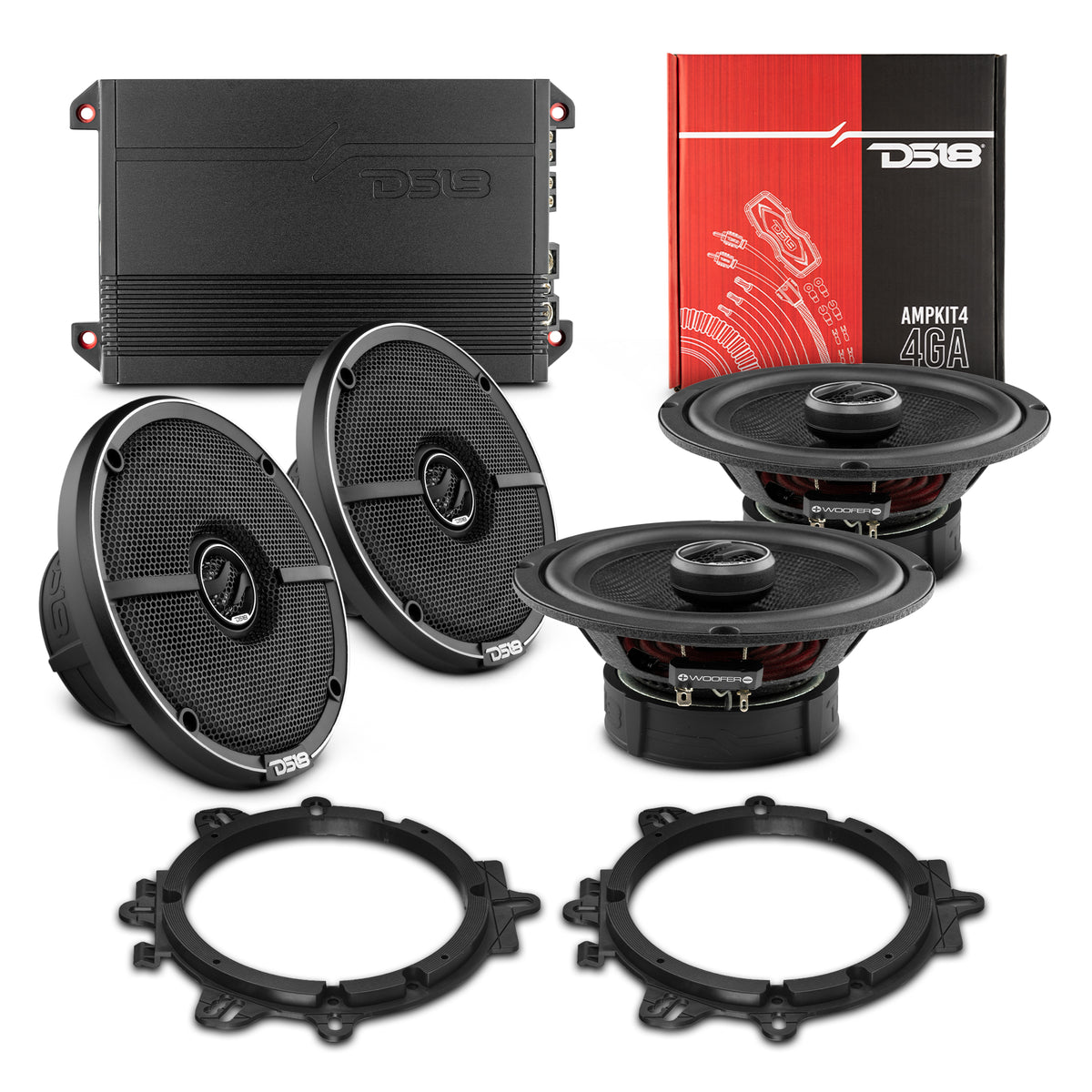 High-Performance 6.5” Coaxial Speaker Kit
