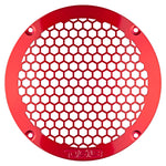 6.5" Universal Shallow Speaker Grill - Available in Red or Black