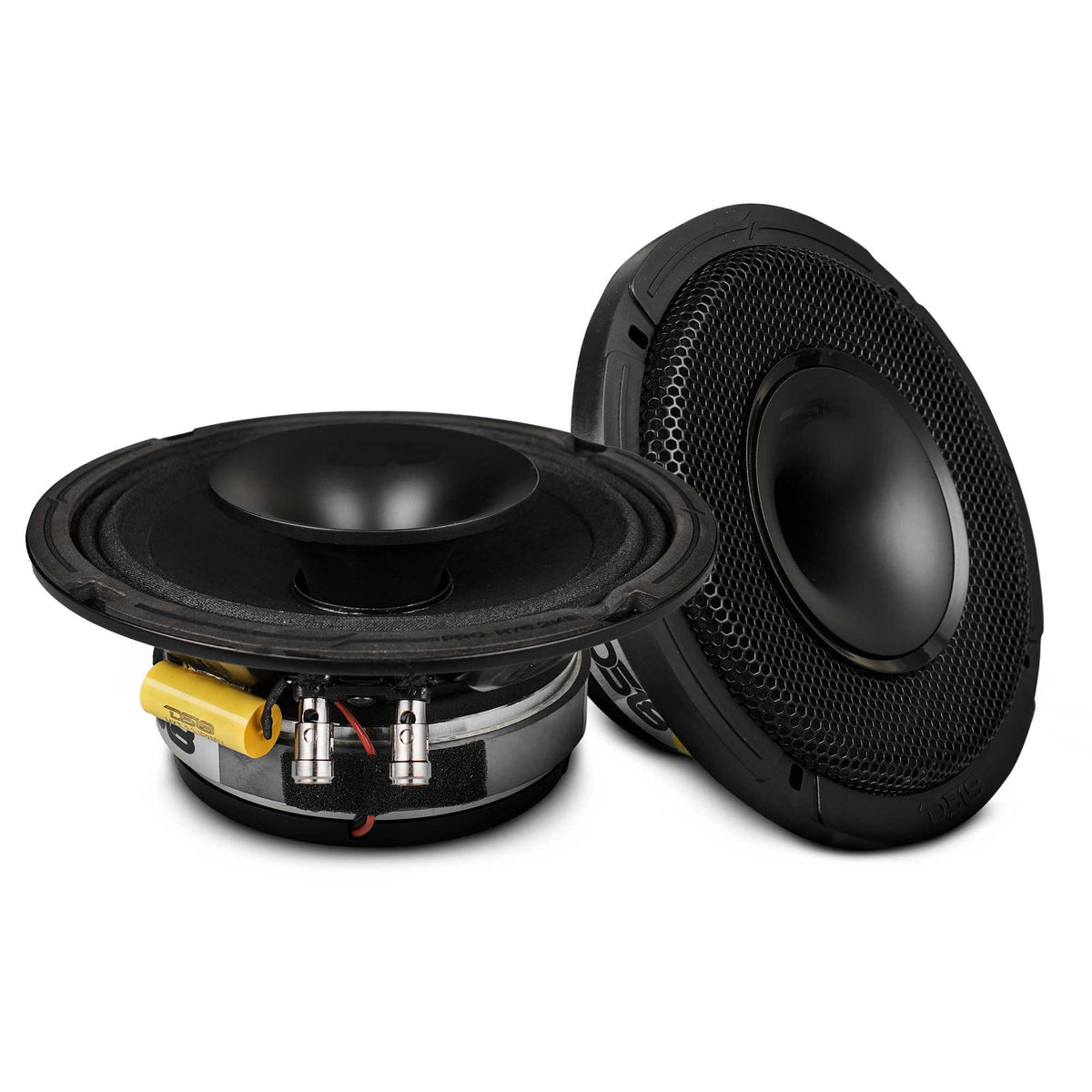 PRO 6.5" Hybrid Slim Loudspeaker with a 1" Compression Driver Horn 150 Watts Rms 2-Ohm