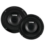 PRO 6.5" Shallow Coaxial Hybrid Mid-Range Loudspeaker with Built-in Driver 150 Watts Rms 4-Ohm