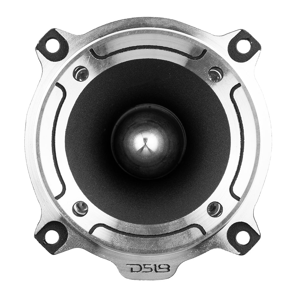 Tweeter Super Bullet PRO de aluminio de 3" – 240 vatios con crossover integrado – Plata