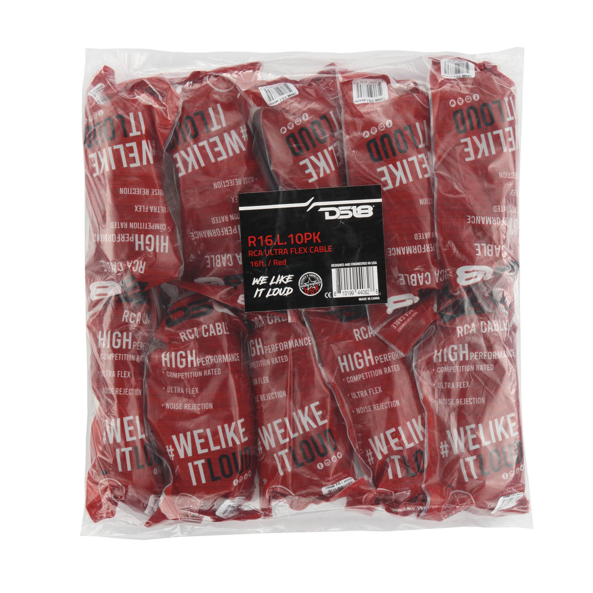 RCA 16 Feet with "L" Tips 10 Pack