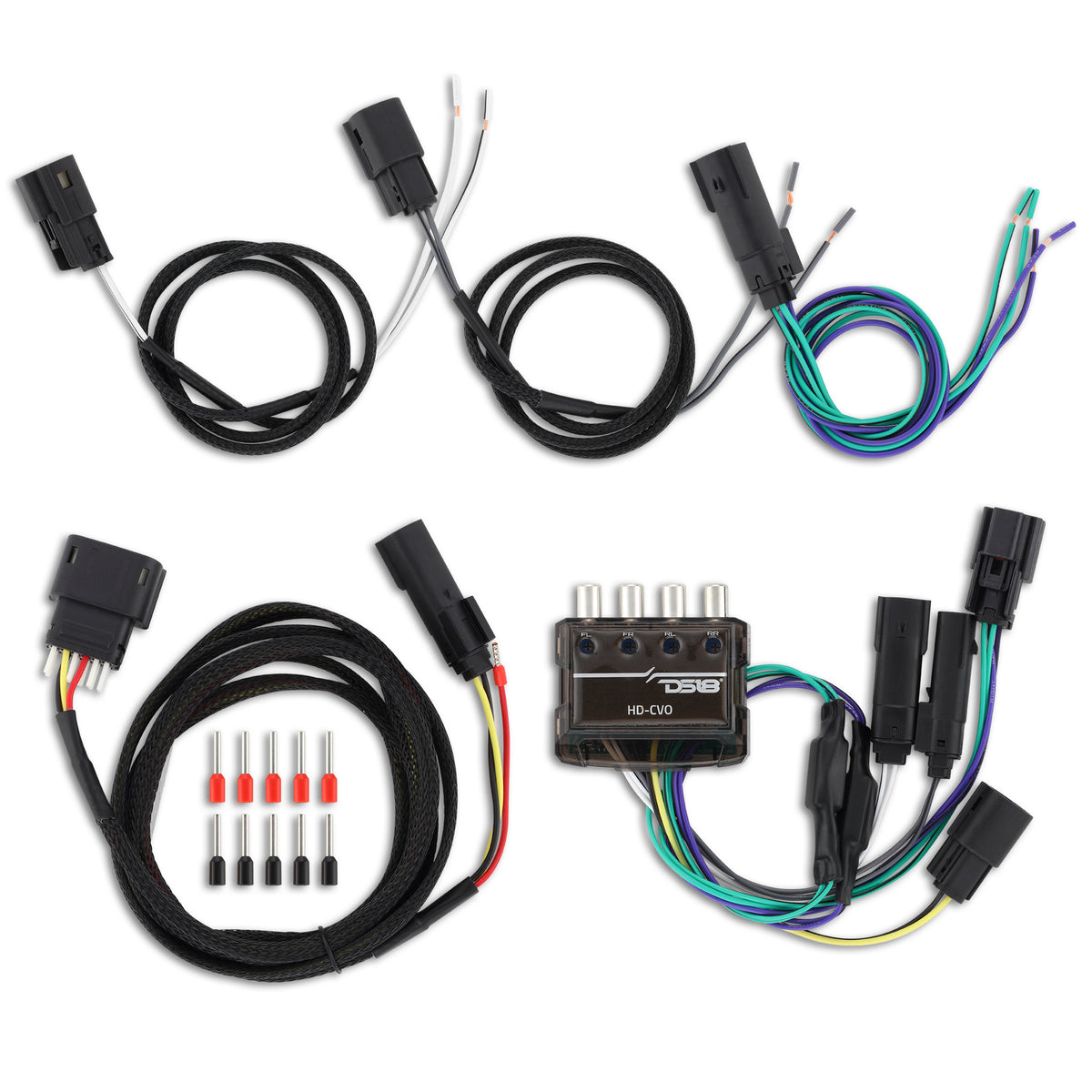 Harley-Davidson 4-Channel Plug-and-Play Line Output Converter Kit for CVO & Ultra Touring Models 2023+