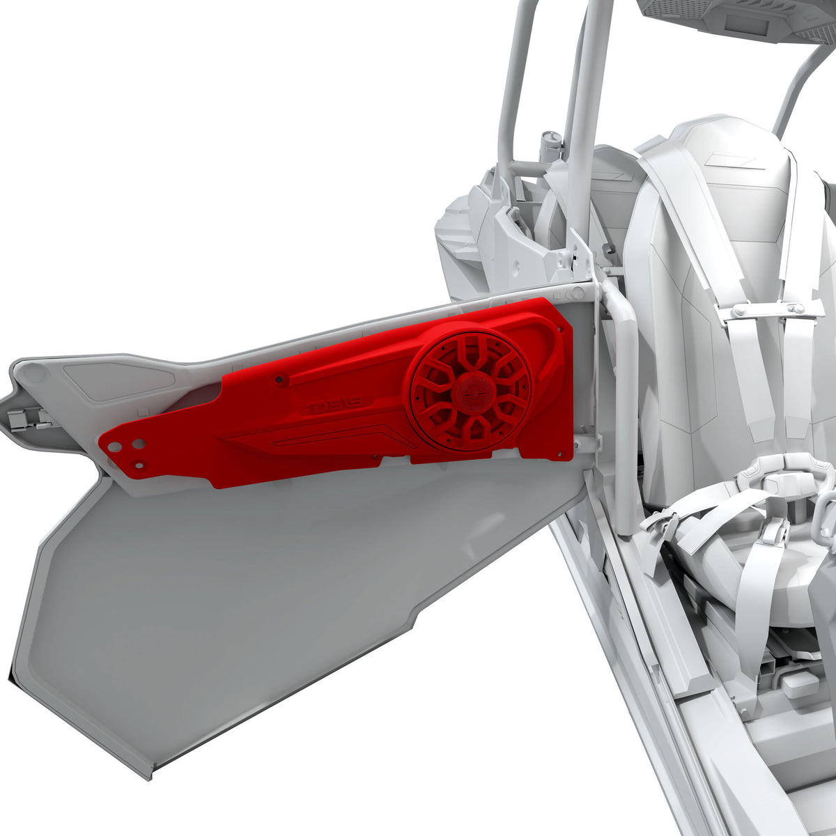 Paneles de puerta delanteros Polaris cargados con altavoces coaxiales NXL-iQ de 6.5" para modelos RZR-XP (2014-2023)