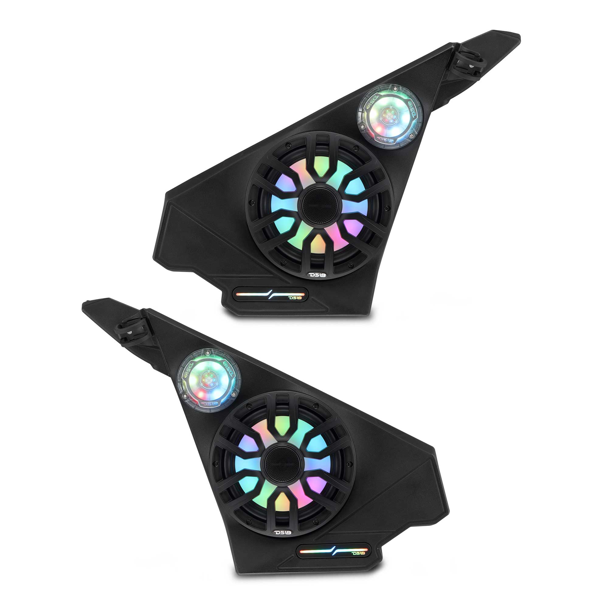 tinykrush low スペクター DS18 Polaris Slingshot 2020-Up Front Kick Panel Speaker Pods