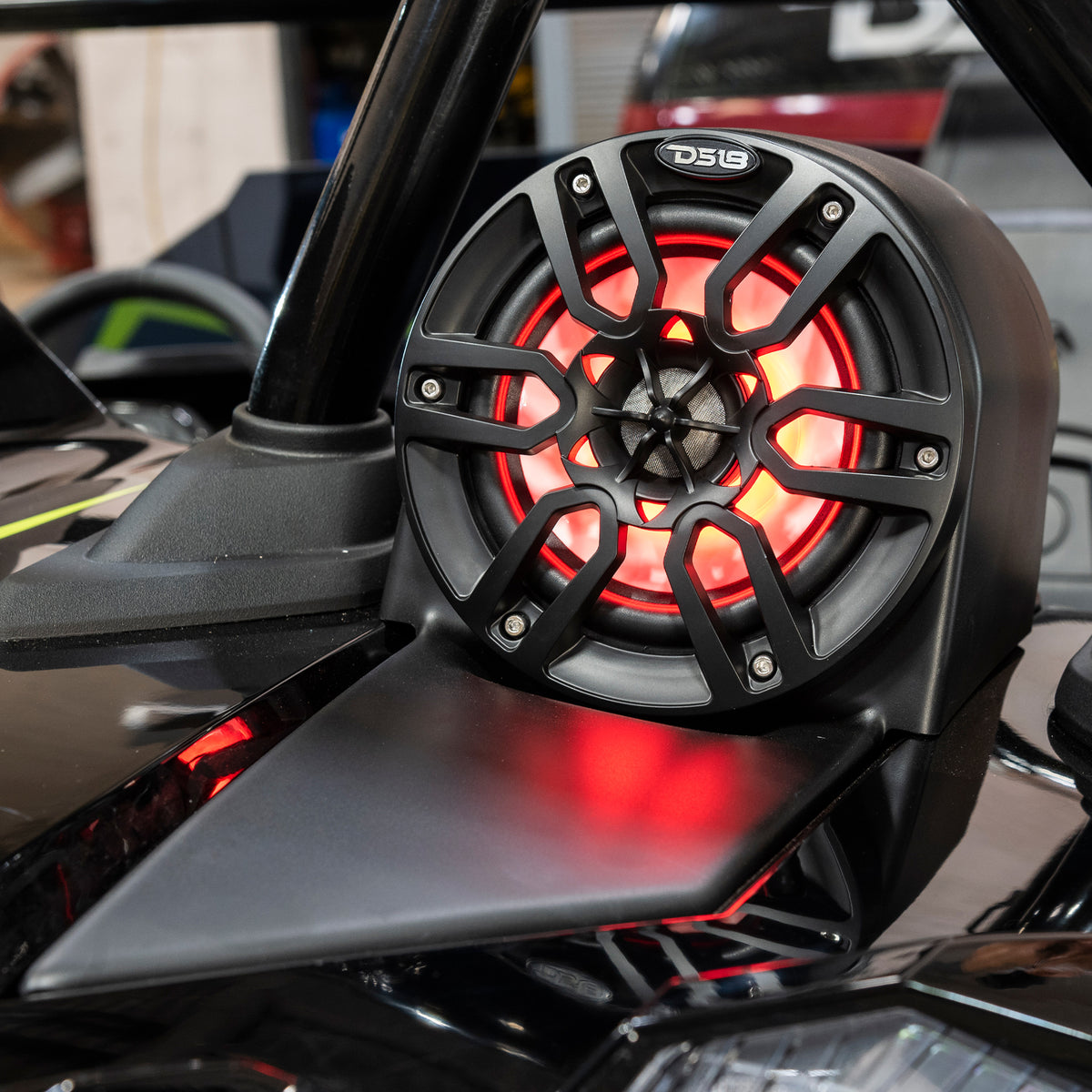 Polaris Slingshot Headrest Speaker Pods 4x 6.5" Empty Enclosures | 2015 - Current