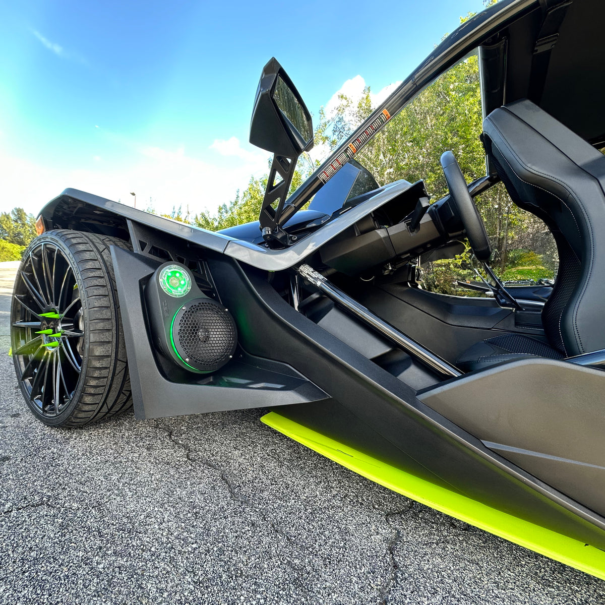 High Density Abs 2-Way Universal Pod 1 X 8" Loudspeaker and 1 X 3.78” Tweeter