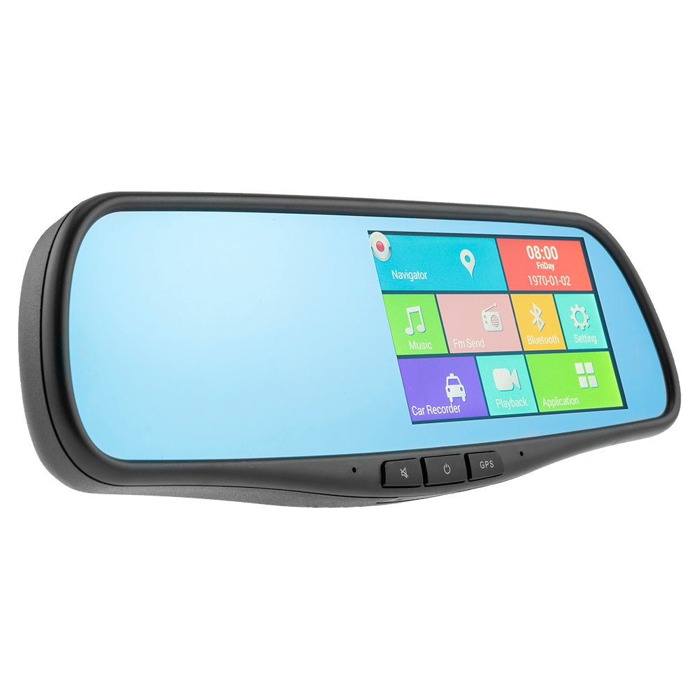 DS18 SMARTEAGLE/S Rearview Smart Mirror with 4.3" HD LCD Touch Screen with Android 1080p Dash Cam Recorder, Special Mount