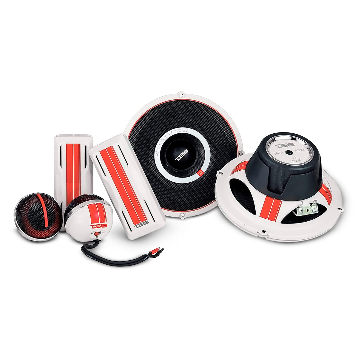 DS18 SQCOMP 6.5" 2 Way Coaxial Speaker