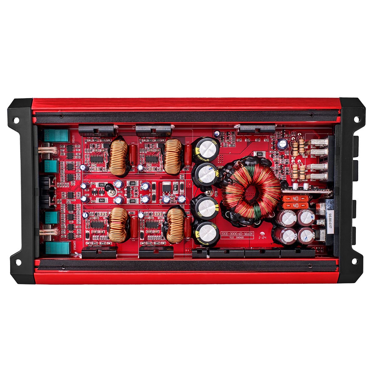 SXE Class D 4-Channel Full-Range Amplifier 4 x 200 RMS @ 4-Ohm 3000 Watts