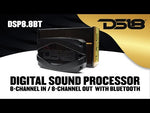 8-Channel In and 8-Channel Out Digital Sound Processor (DSP) with Bluetooth