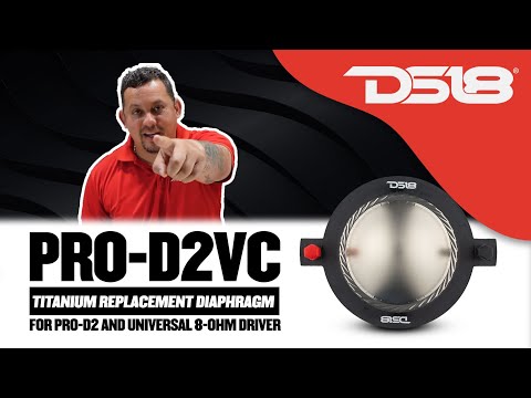 PRO 3" Titanium Replacement Diaphragm for PRO-D2 and Universal 8-Ohm