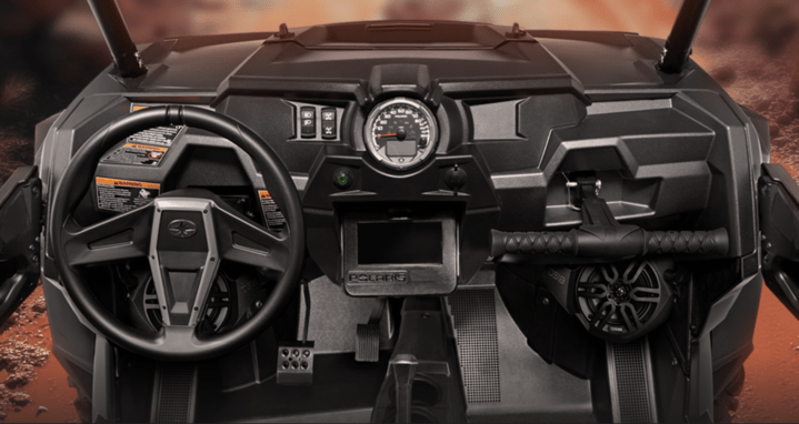 Polaris RZR Front Kick Panel Pods with 6.5” Active Speakers and Bluetooth
