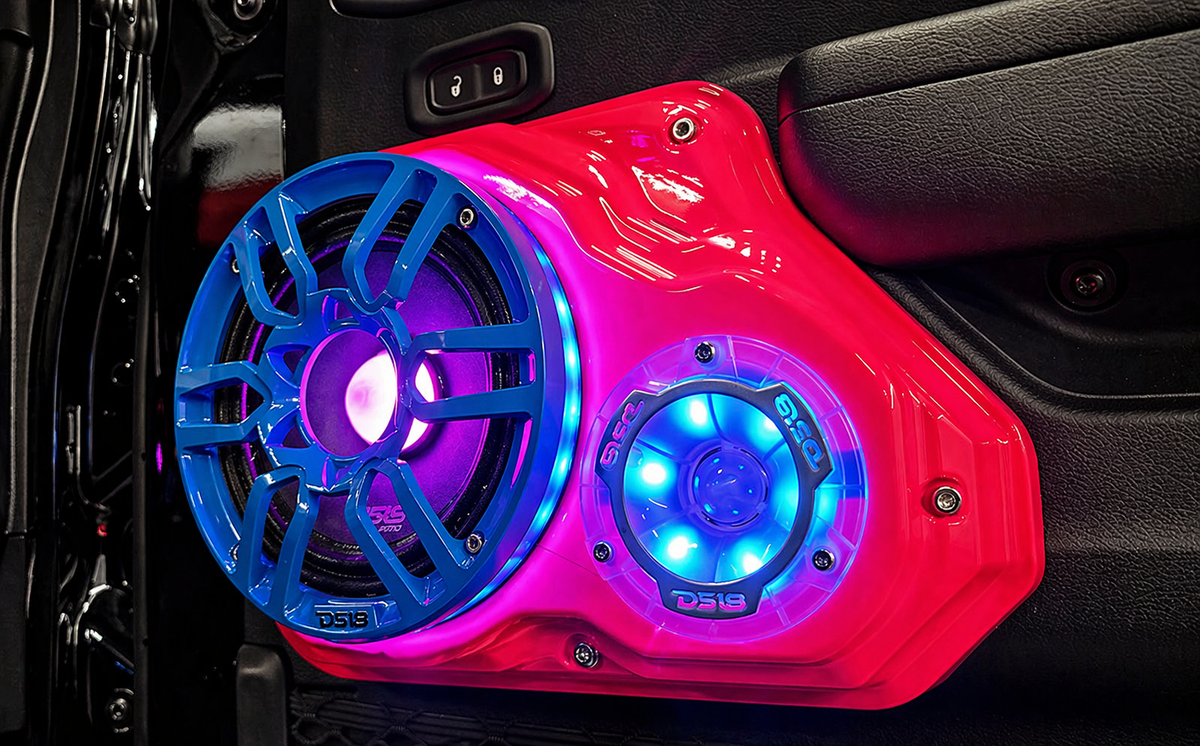 Jeep JL/JLU/JT Front Door Speaker Panels - Short Armrest Models