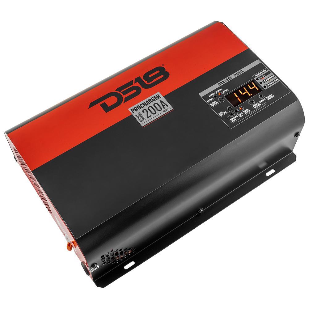 DS18 200 Ampere Charger and Power Supply. Good For Lead Acid, AGM, and Lithium Batteries