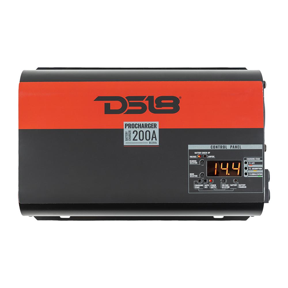 DS18 200 Ampere Charger and Power Supply. Good For Lead Acid, AGM, and Lithium Batteries