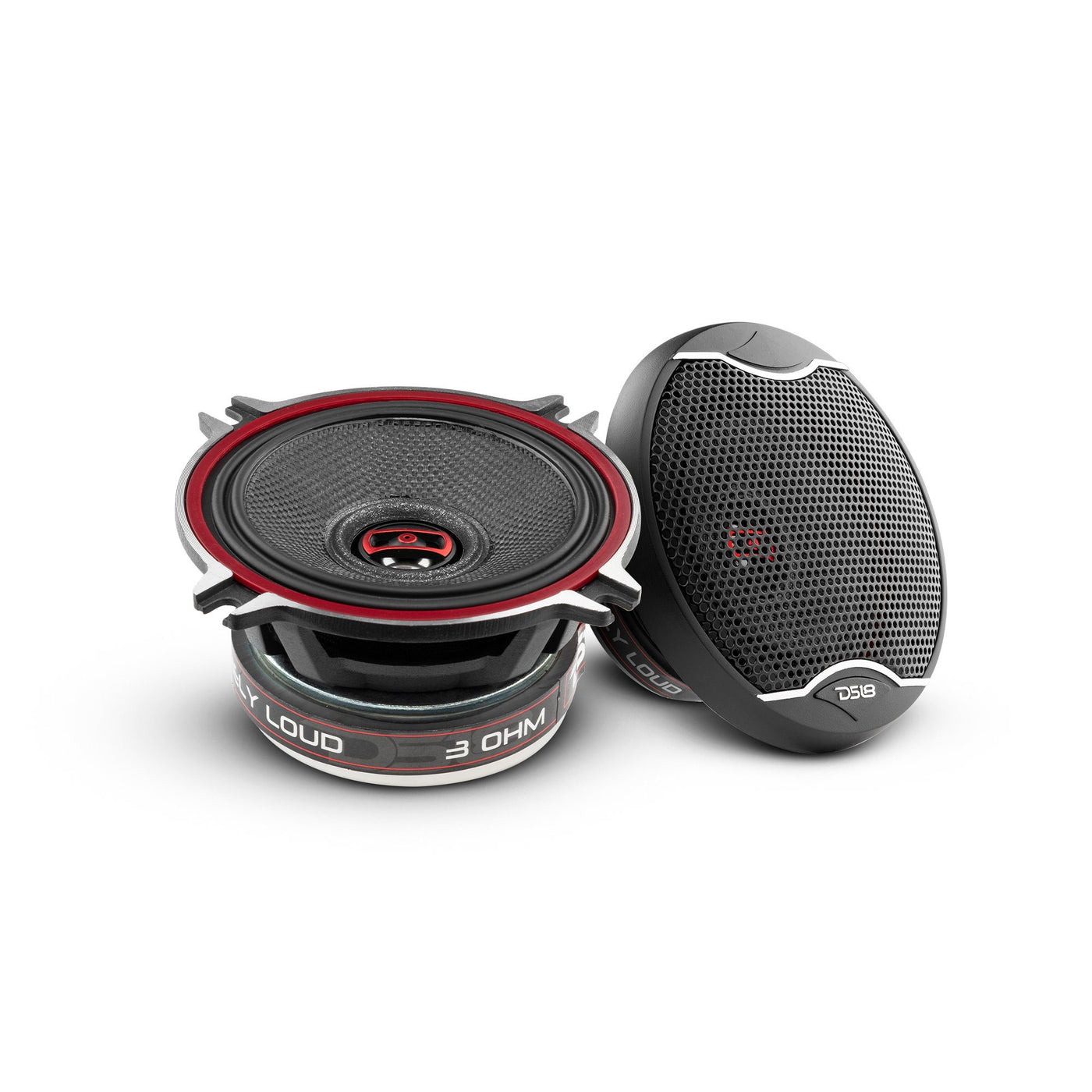 DS18 EXL 4" 2-Way Coaxial Speaker with Fiber Glass Cone 260 Watts 3-Ohms (Pair) car audio stereo speakers