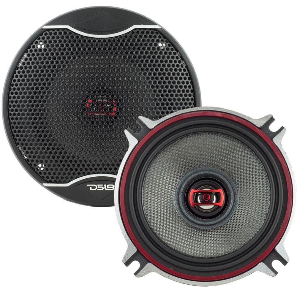 DS18 EXL 4" 2-Way Coaxial Speaker with Fiber Glass Cone 260 Watts 3-Ohms (Pair) car audio stereo speakers
