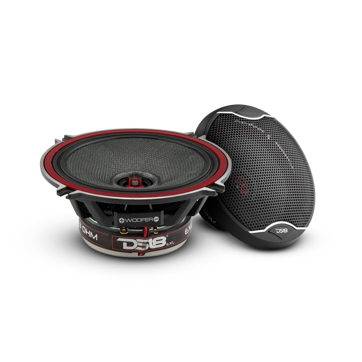 DS18 EXL 5.25" 2-Way Coaxial Speaker with Fiber Glass Cone 340 Watts 3-Ohms (Pair) car audio stereo speakers