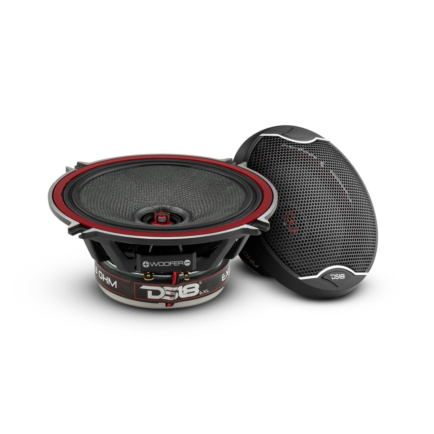 DS18 EXL 5.25" 2-Way Coaxial Speaker with Fiber Glass Cone 340 Watts 3-Ohms (Pair) car audio stereo speakers