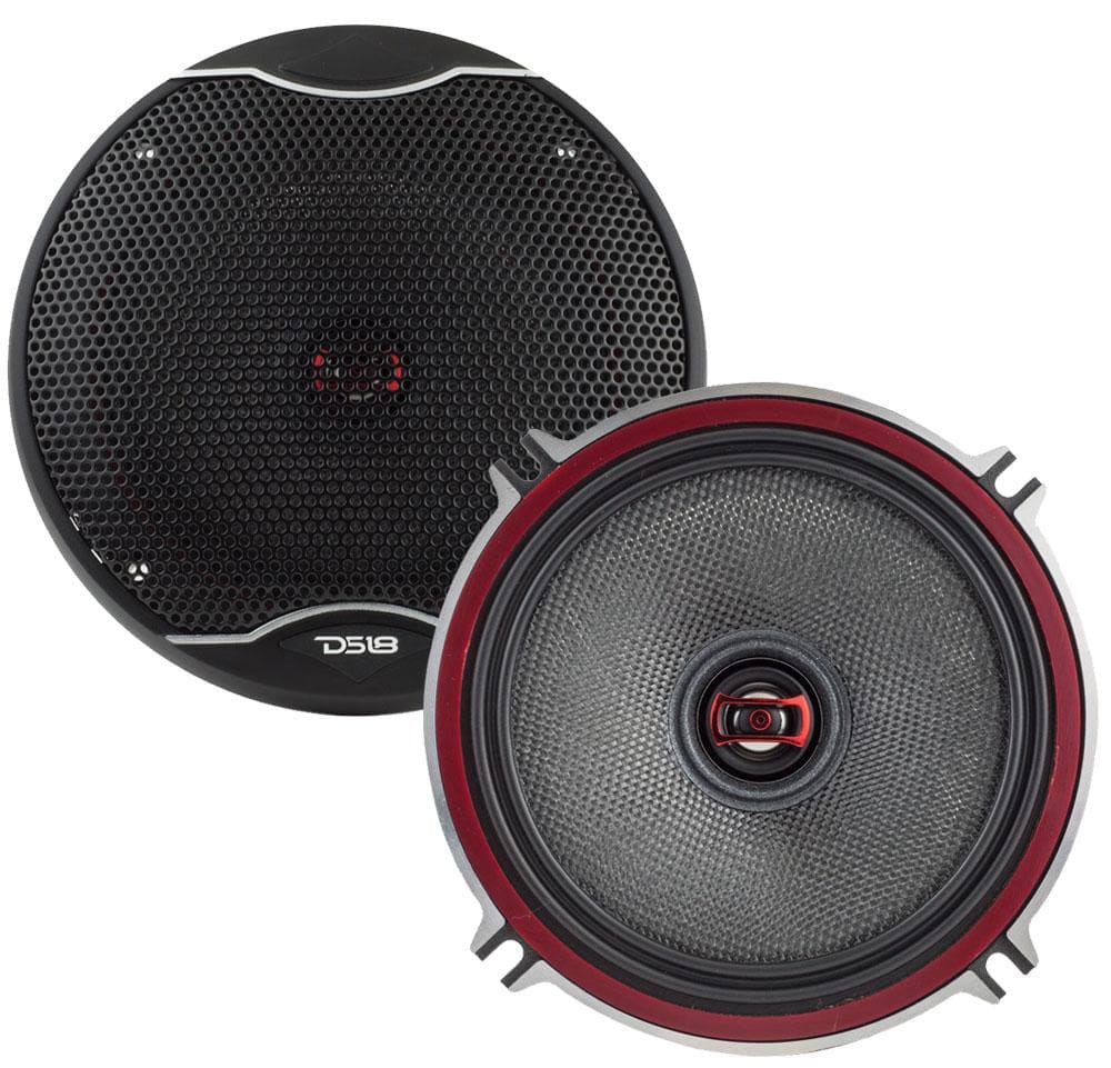 DS18 EXL 5.25" 2-Way Coaxial Speaker with Fiber Glass Cone 340 Watts 3-Ohms (Pair) car audio stereo speakers