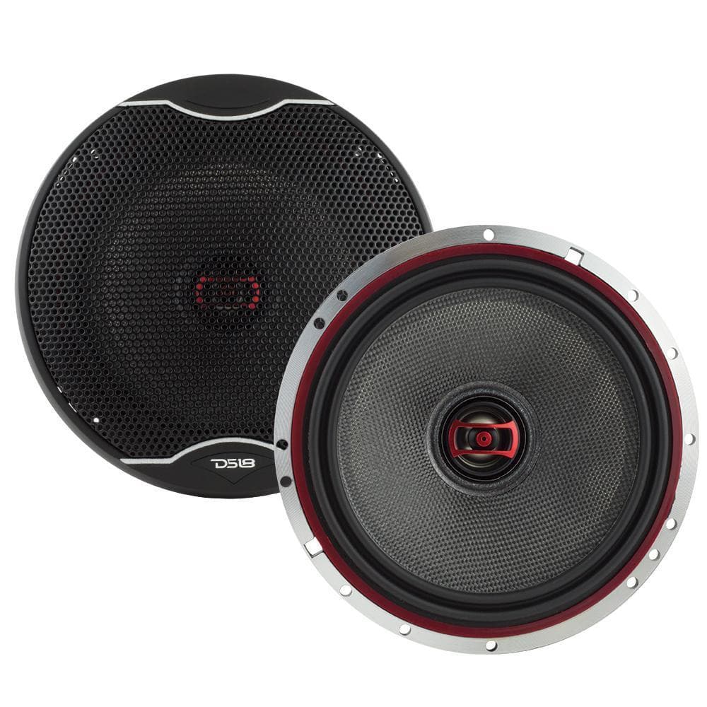 Shop online DS18 EXL 6.5" 2-Way Coaxial Speaker with Fiber Glass Cone 400 Watts 3-Ohms (Pair) car audio stereo speakers