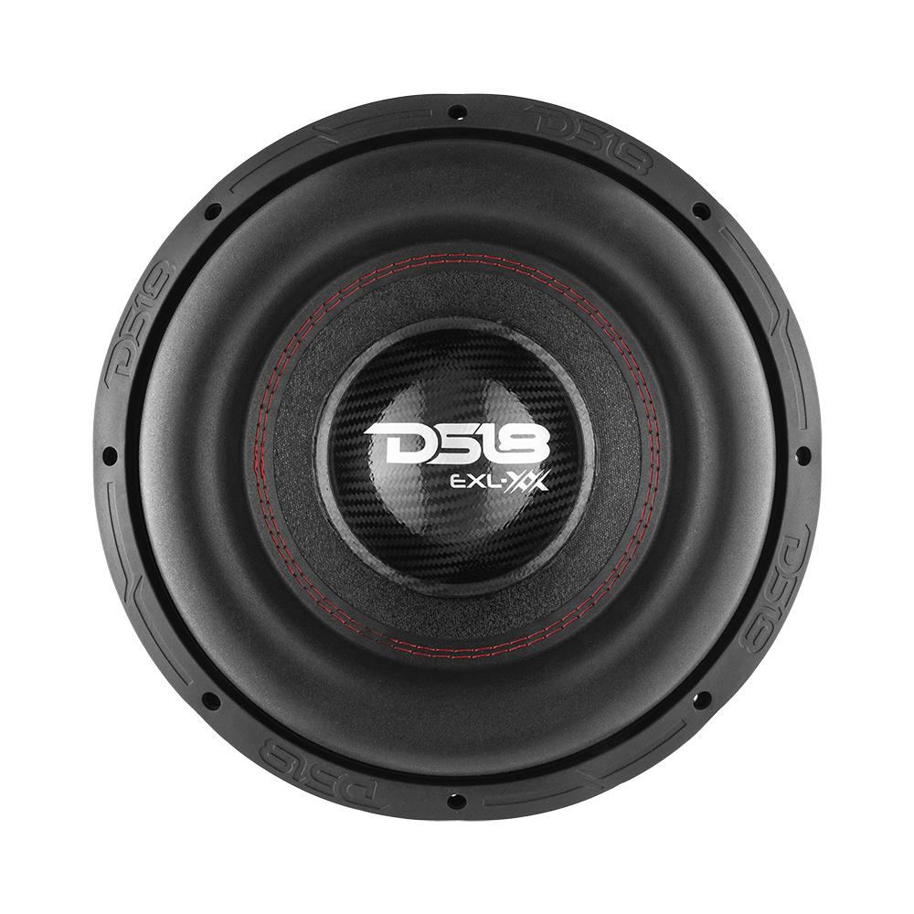 DS18 EXL-XX12.4DHE 12" High Excursion Car Subwoofer 4000 Watts Dvc 4-Ohm