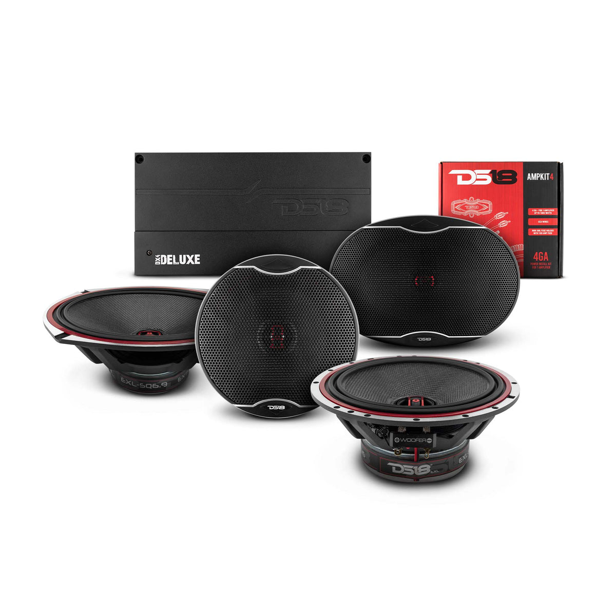 DS18 2015-2020 Ford F-250 Crew and Super Cab Best Upgrade/Replacement Package 3000 Watts