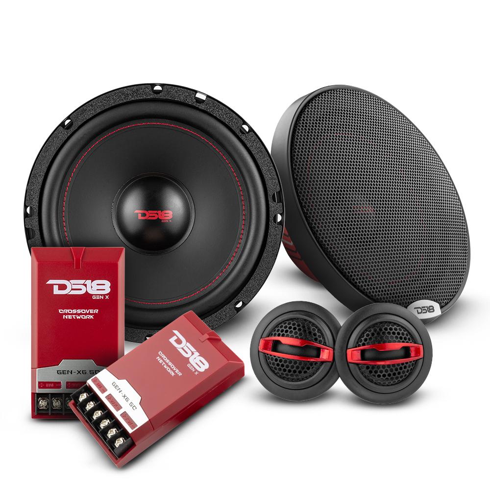 DS18 GEN-X 2-Way Component Speaker System 150 Watts 4-Ohm car