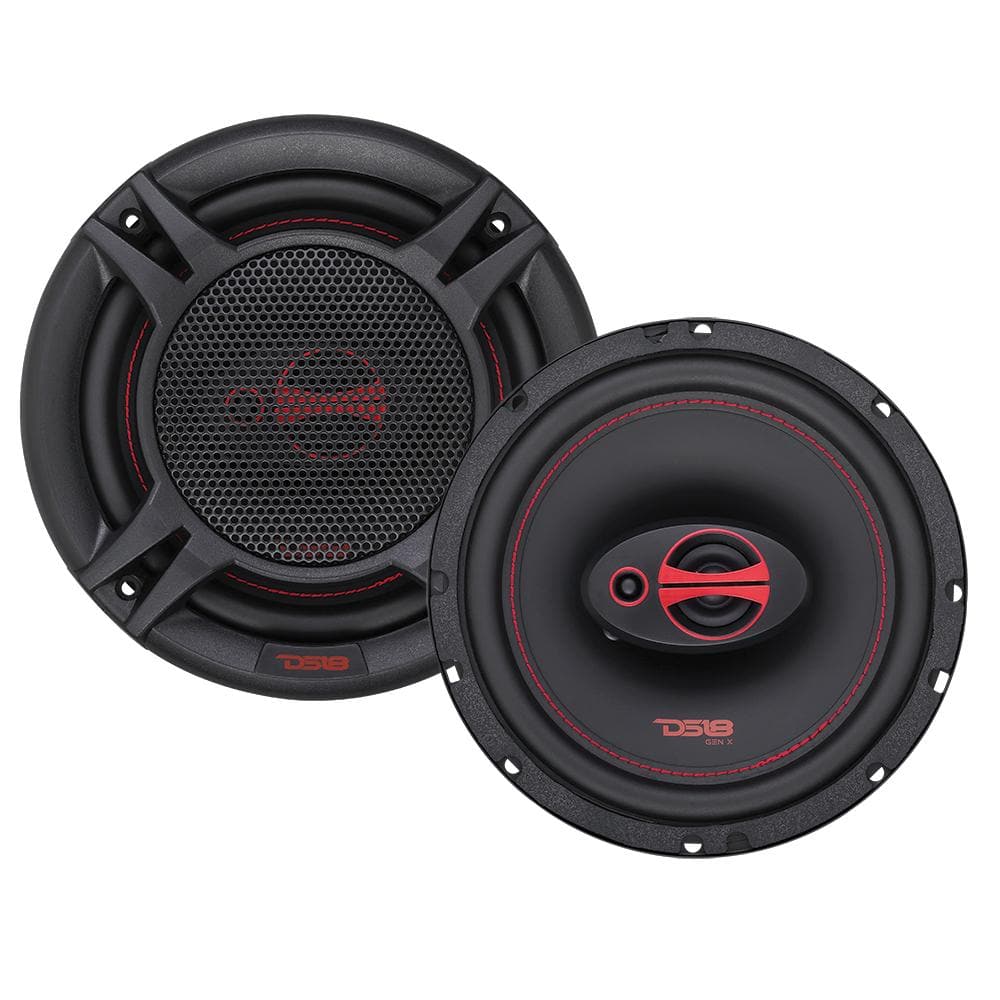 DS18 GEN-X 6.5" 3-Way Coaxial Speakers 150 Watts 4-Ohms (Pair) car audio stereo speakers. 6.5 3 way speakers. 6.5 3 way speakers.