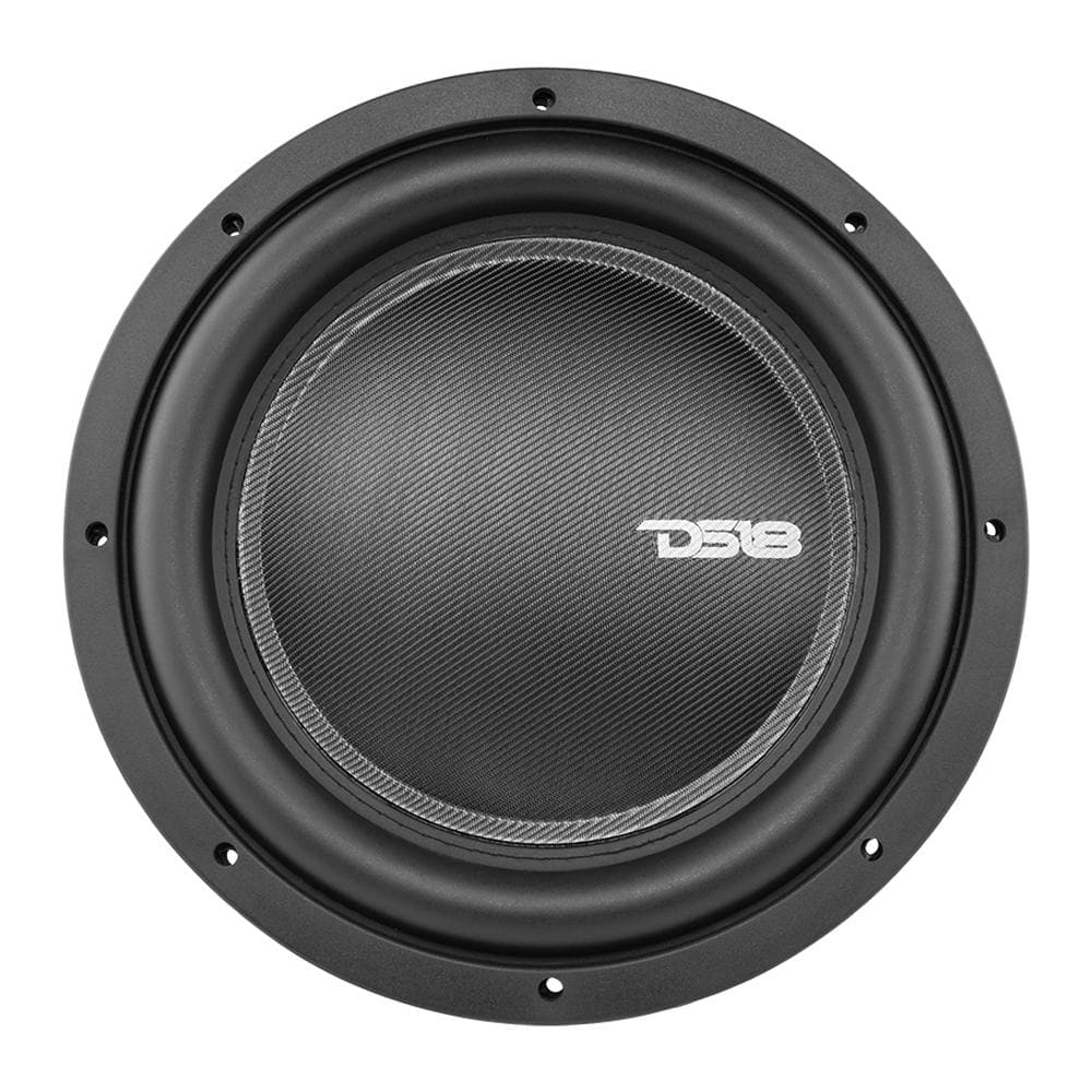 DS18 IXS Shallow 12" Subwoofer 1600 Watts DVC 4-Ohms audio subwoofers. shallow mount subwoofer 12.